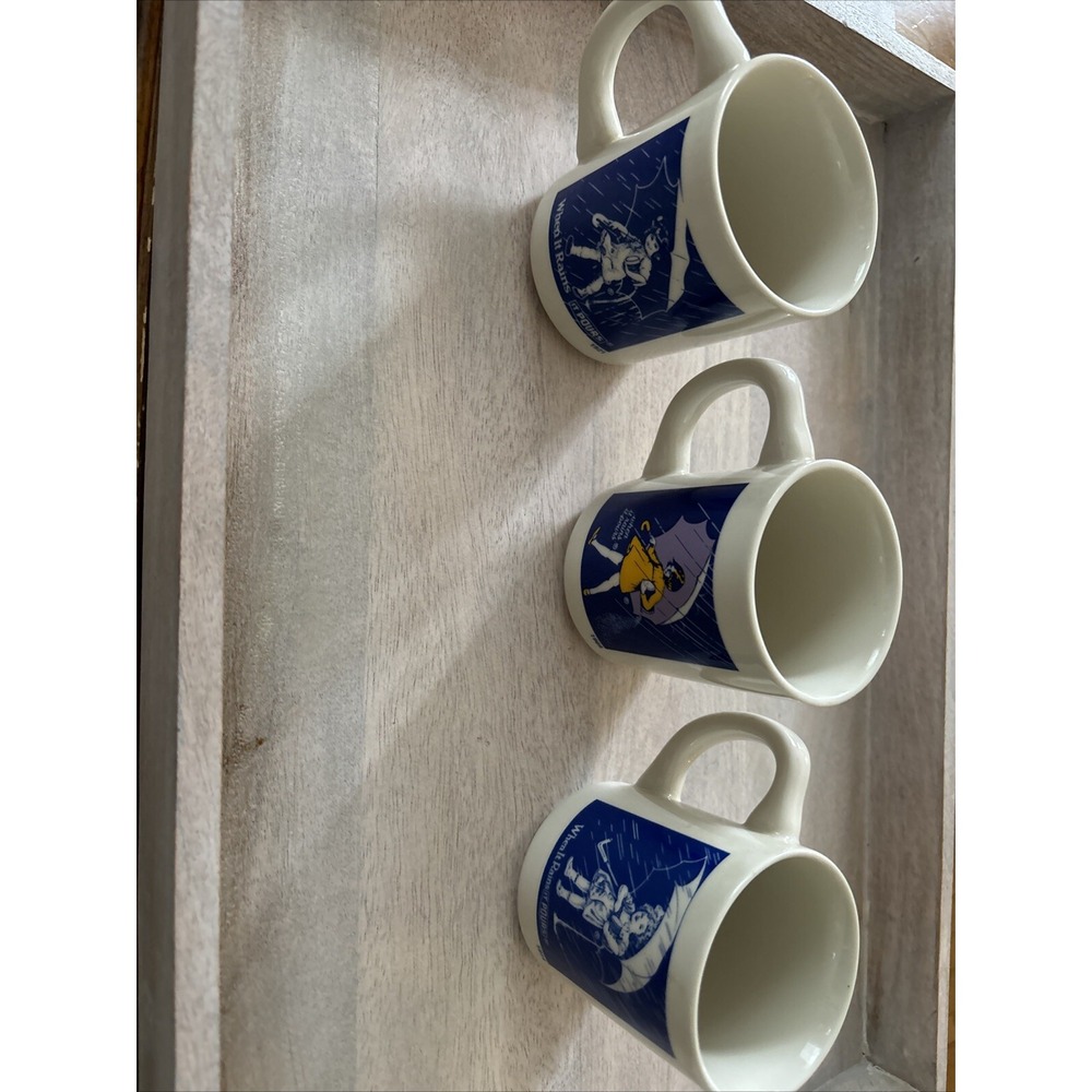 Morton Salt  It Rains It Pours Salt Set Of 3‎ (1968,1921,1914) Coffee Mug